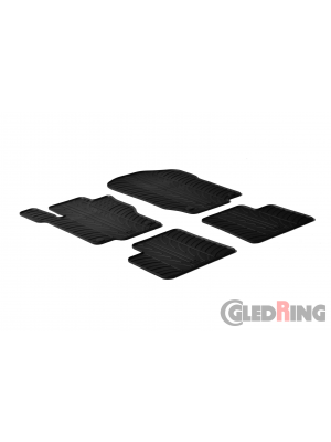 Original Gledring Passform Fußmatten Gummimatten 4 Tlg.+Fixing - Mercedes-Benz M Klasse W164 2005->